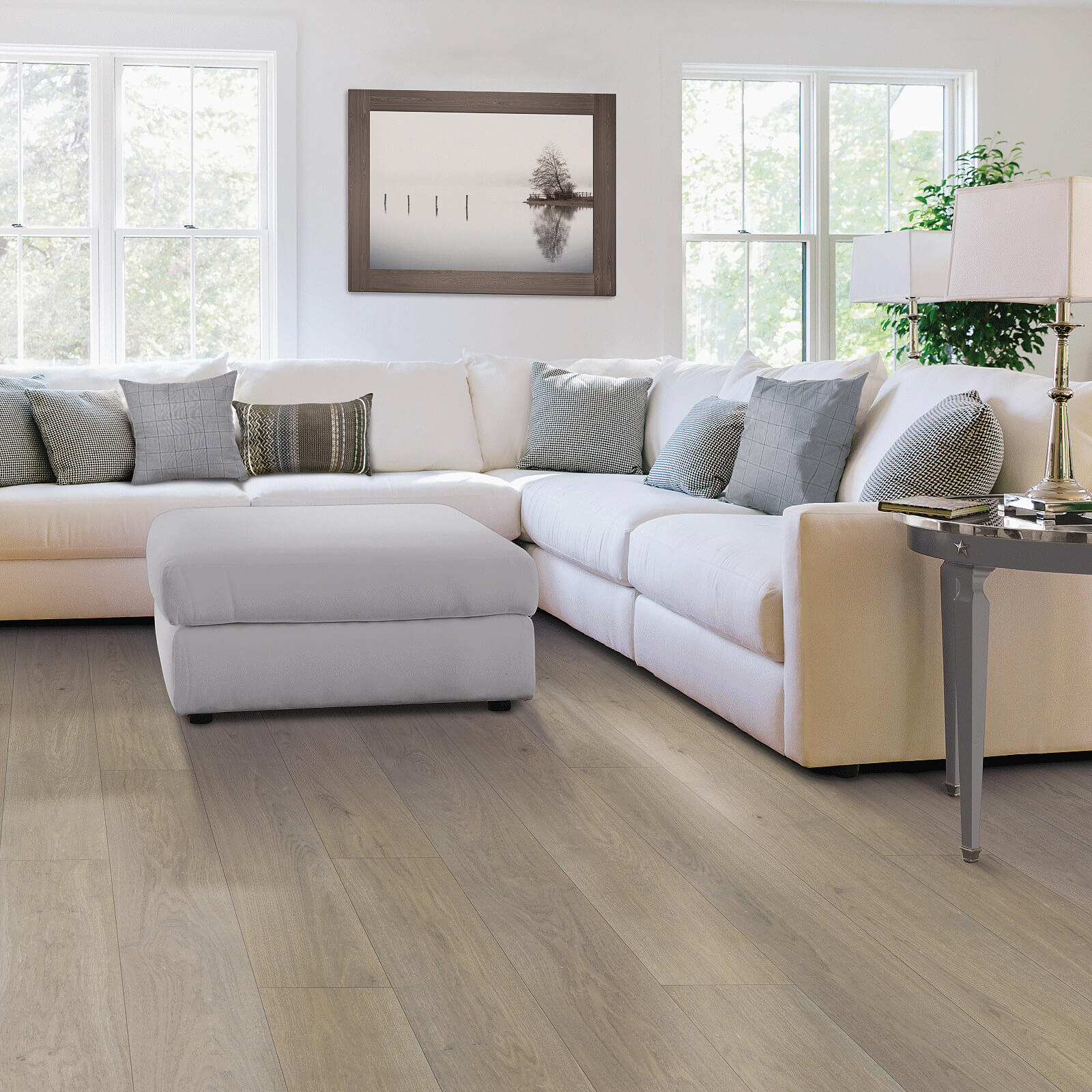 Modern living room hardwood flooring | Carpet And Floors For Less